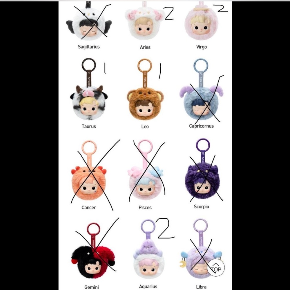 POP NOW) Popmart Hacipupu - The Constellation
Vinyl Plush Blind Boxes